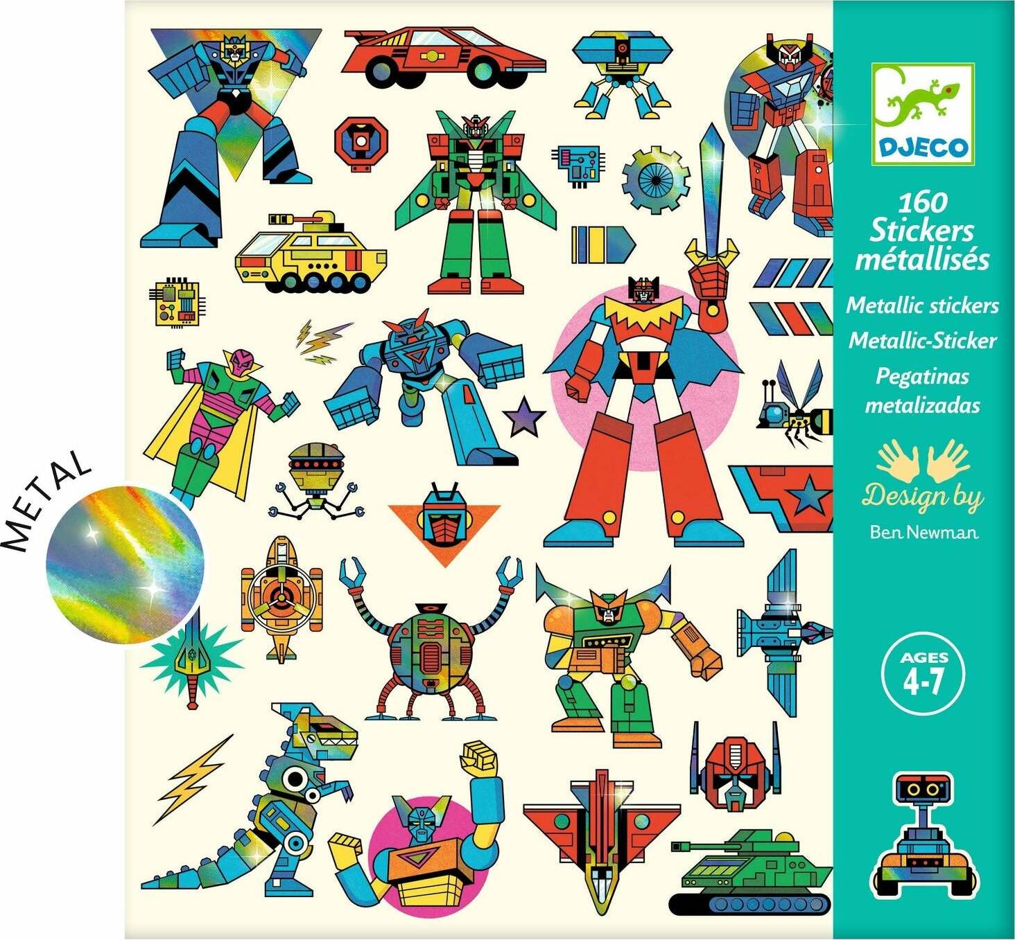 Robots Sticker Sheets