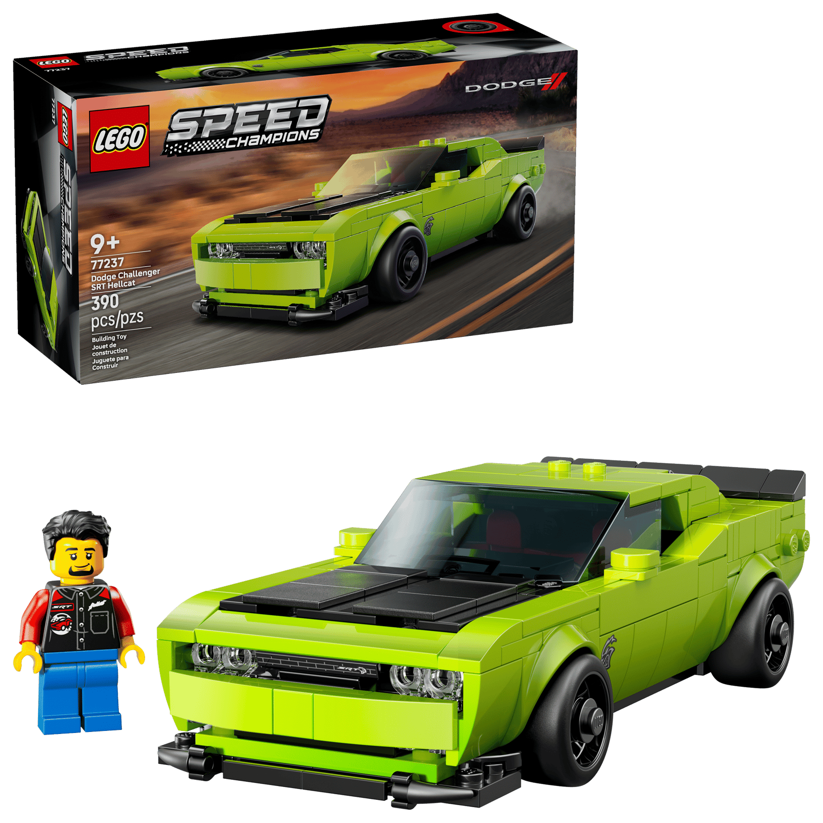 Lego Dodge Challenger SRT Hellcat Sports Car
