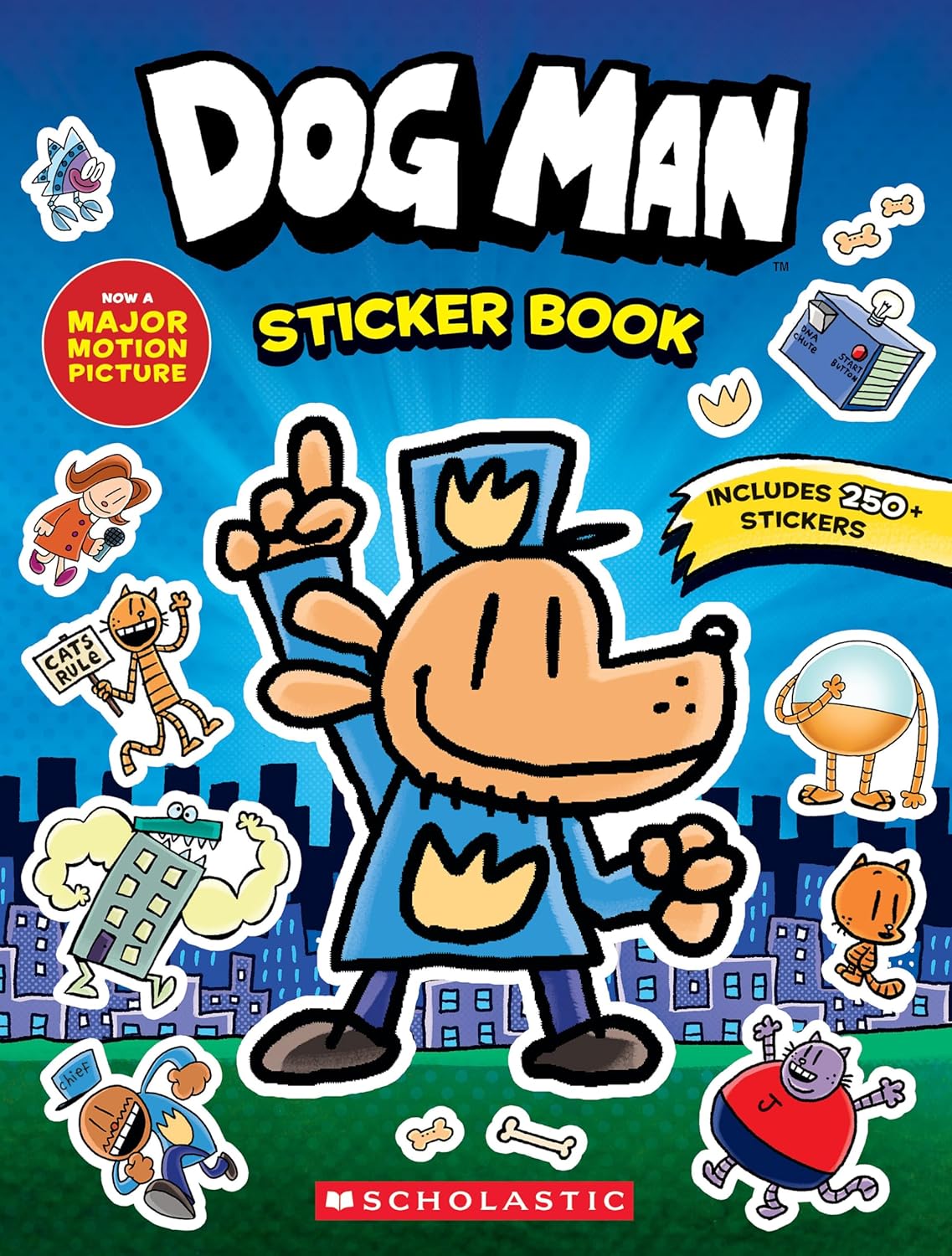 Dog Man Sticker Book