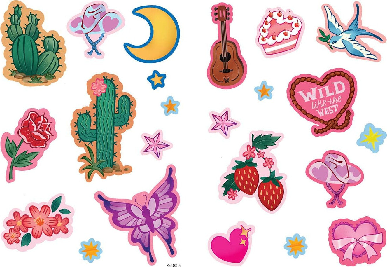 Make Your Own Cowgirl Boots Sticker Activity Book