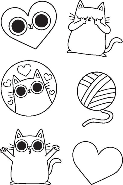 Super Simple Color Your Own Stickers: Peekaboo, I Love You!