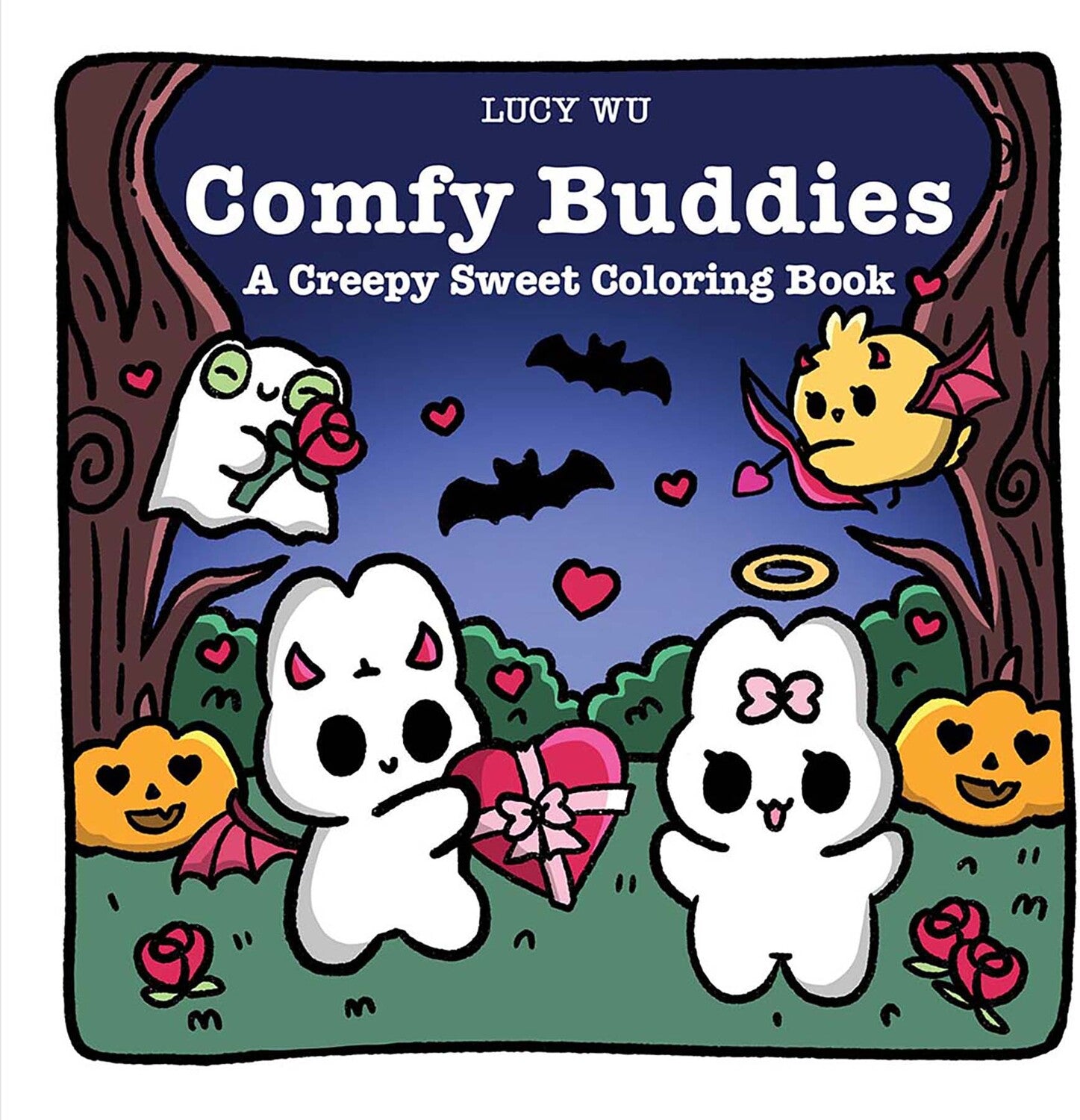 Comfy Buddies: A Creepy Sweet Coloring Book