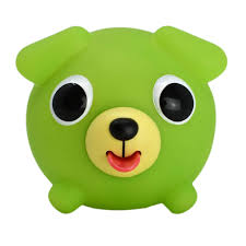 Neon Green Dog Jabber Ball