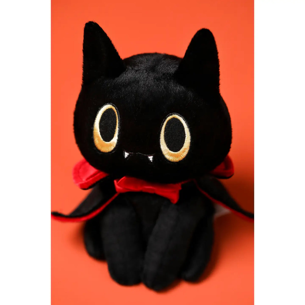 Dracula Cat Halloween Weighted Plush, 7"