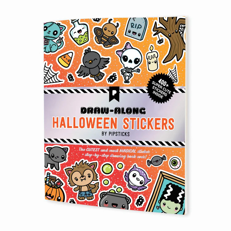 Draw Along Halloween Sticker Book