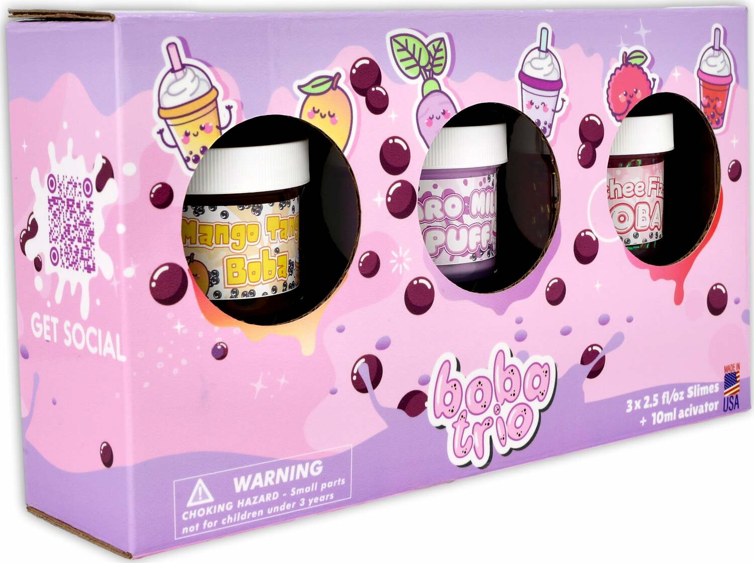 Boba Slime Trio