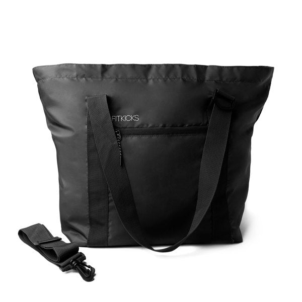 FITKICKS Hideaway Packable Duffle Bag, Black