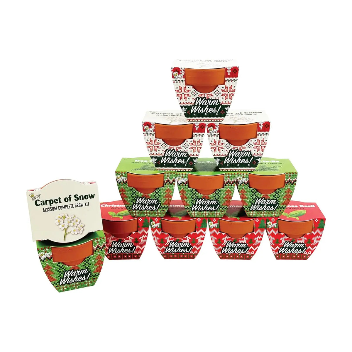Holiday Mini Terracotta Sweater Grow Pot