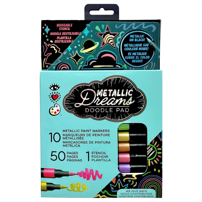iHeart Art Metallic Dreams Doodle Pad