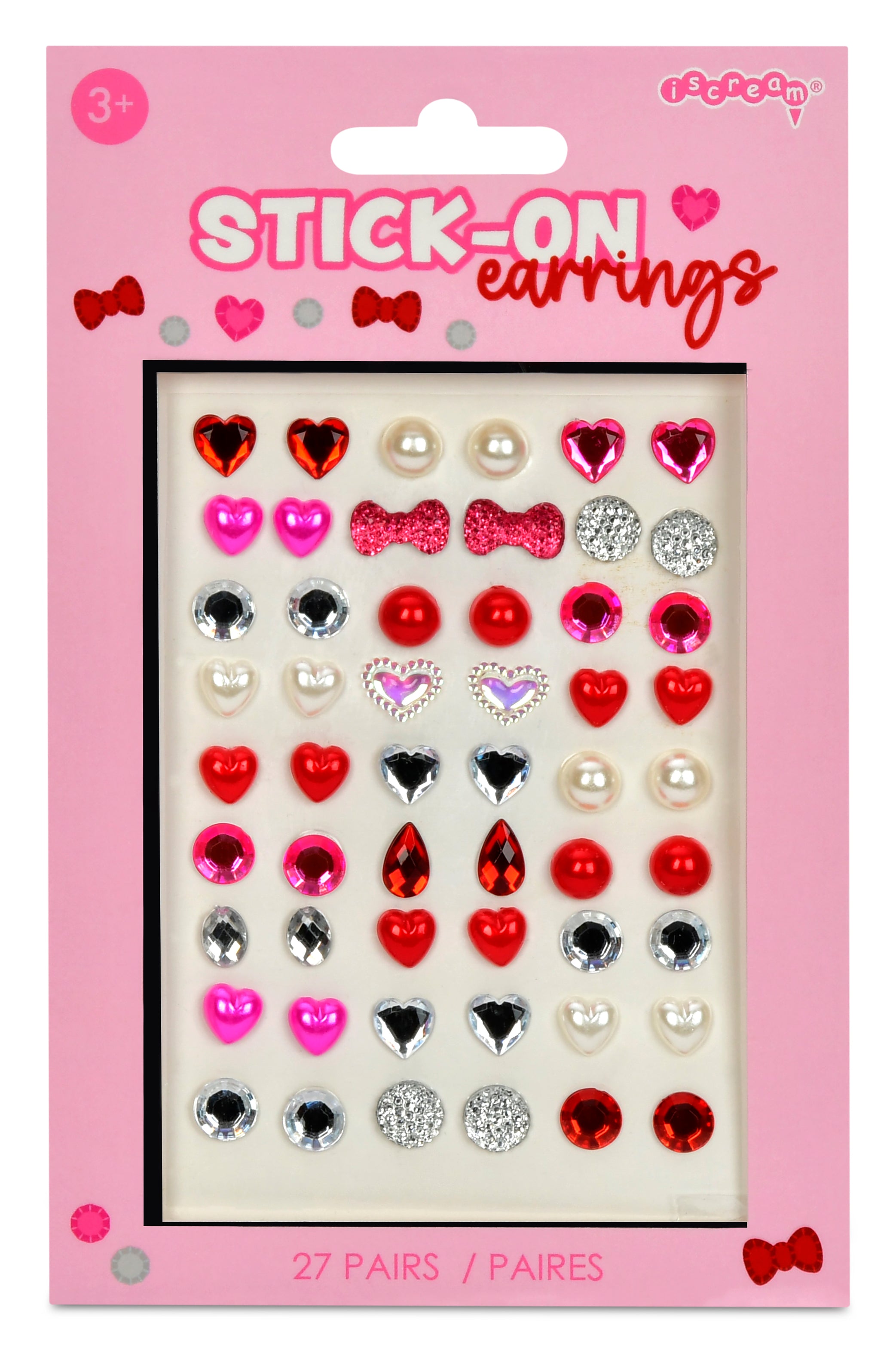 Jeweled Stick on Earrings