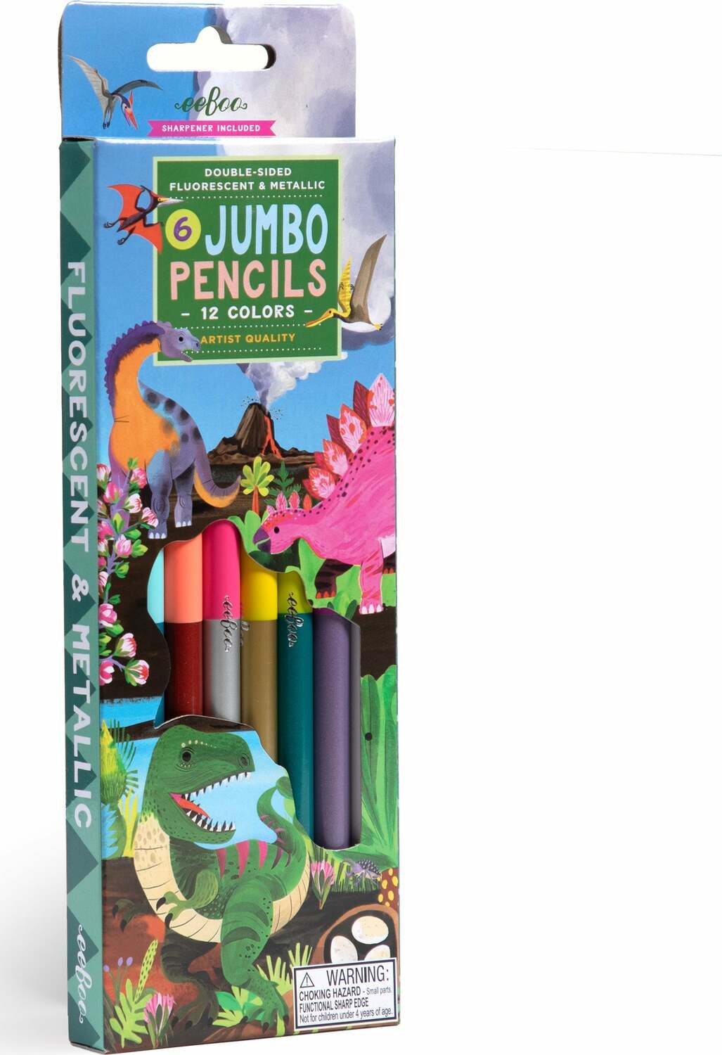 Dinosaur Special Pencils (6 JUMBO pencils)