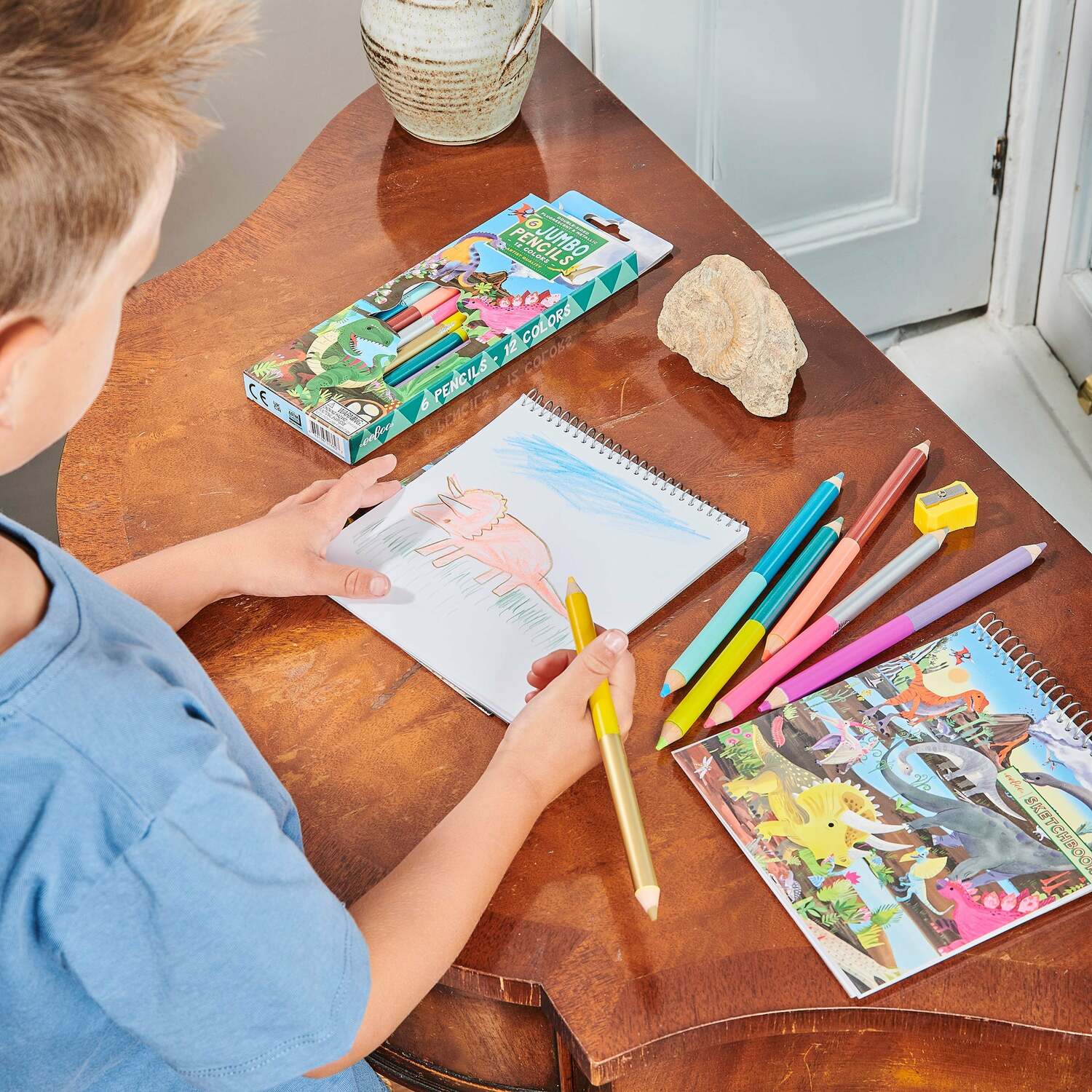 Dinosaur Special Pencils (6 JUMBO pencils)