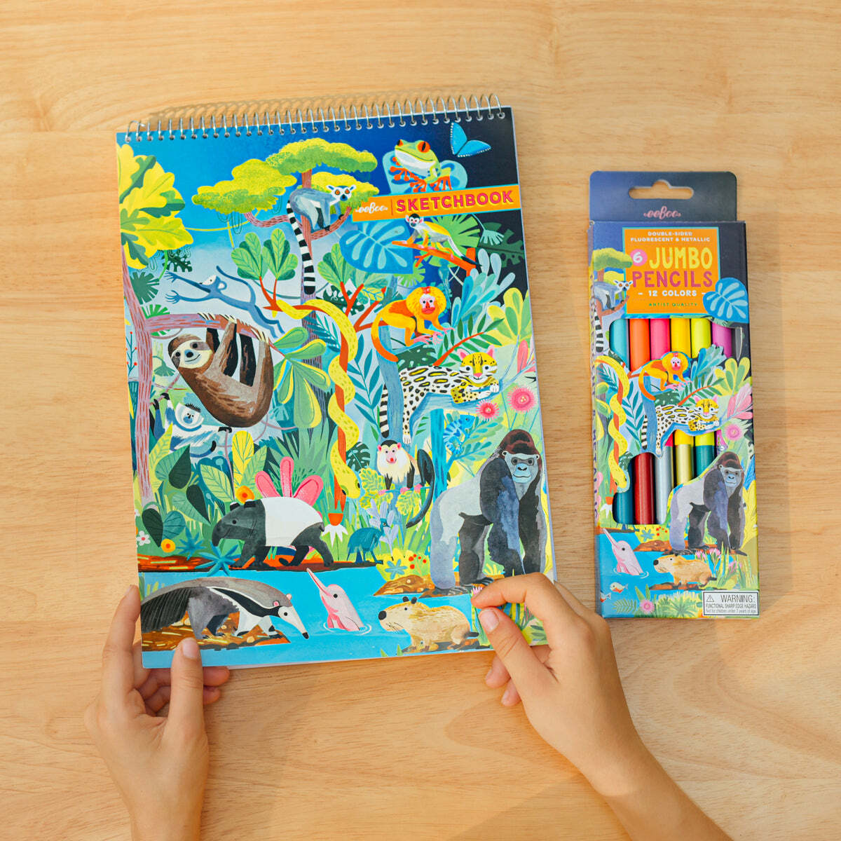 Rainforest Special Pencils (6 JUMBO pencils)