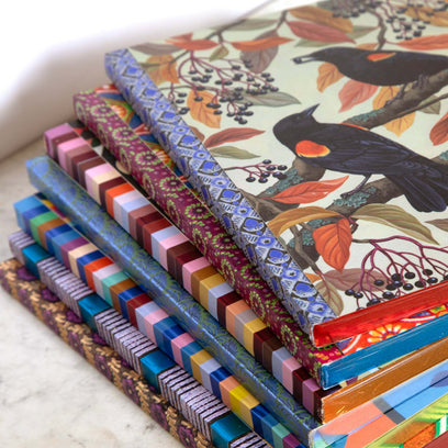 Autumn Blackbirds (luxe gilded journal)