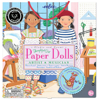 Musician & Artist (paper dolls + dino sets )