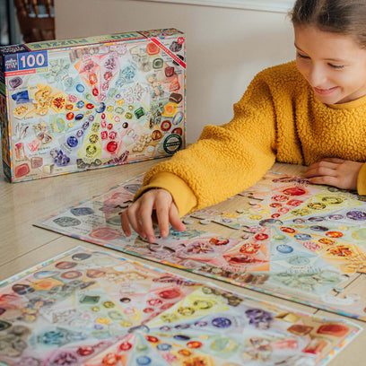 Love of Crystals & Gems (100 piece puzzles)