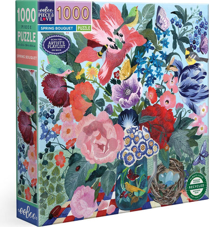 Spring Bouquet (1000 piece square puzzles)
