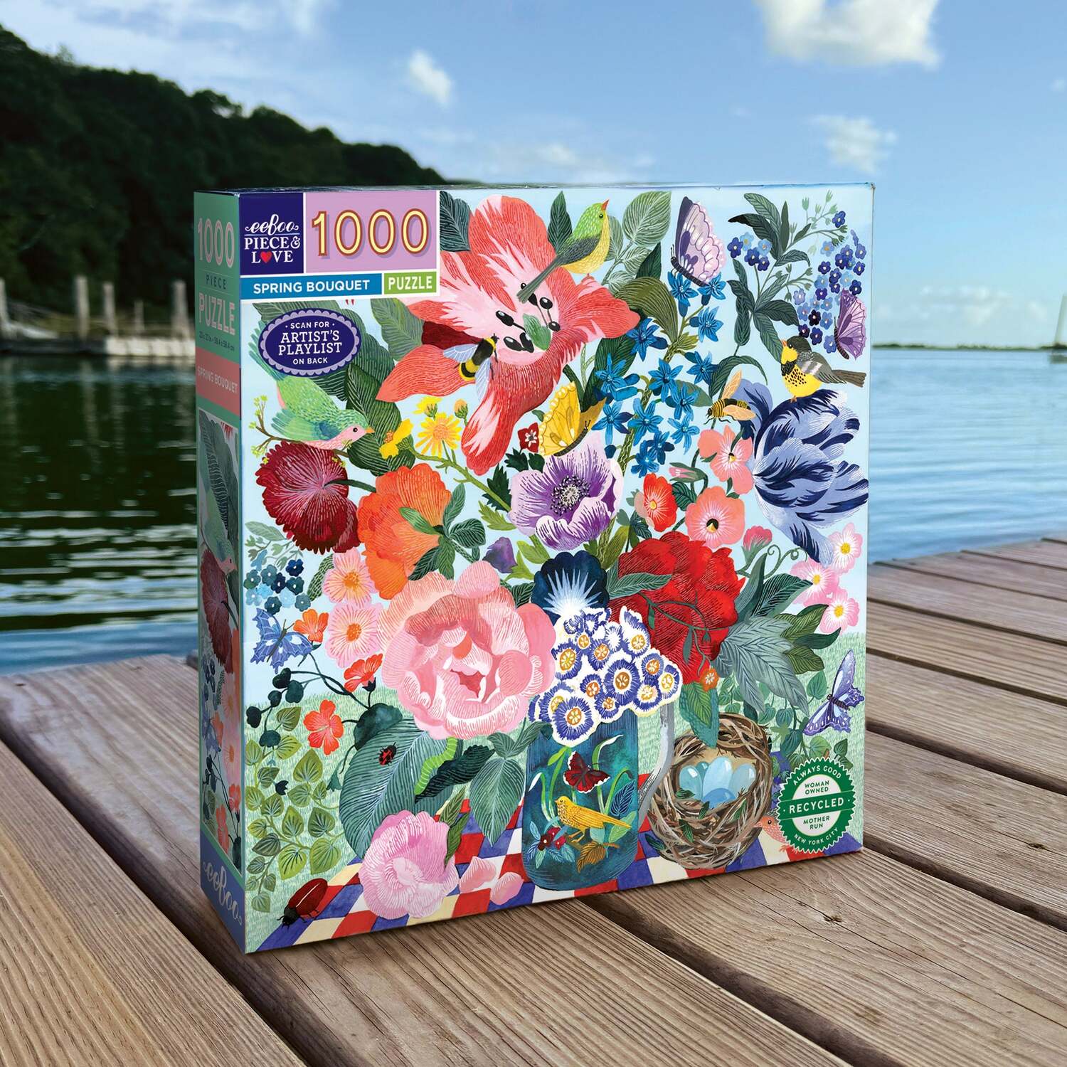 Spring Bouquet (1000 piece square puzzles)