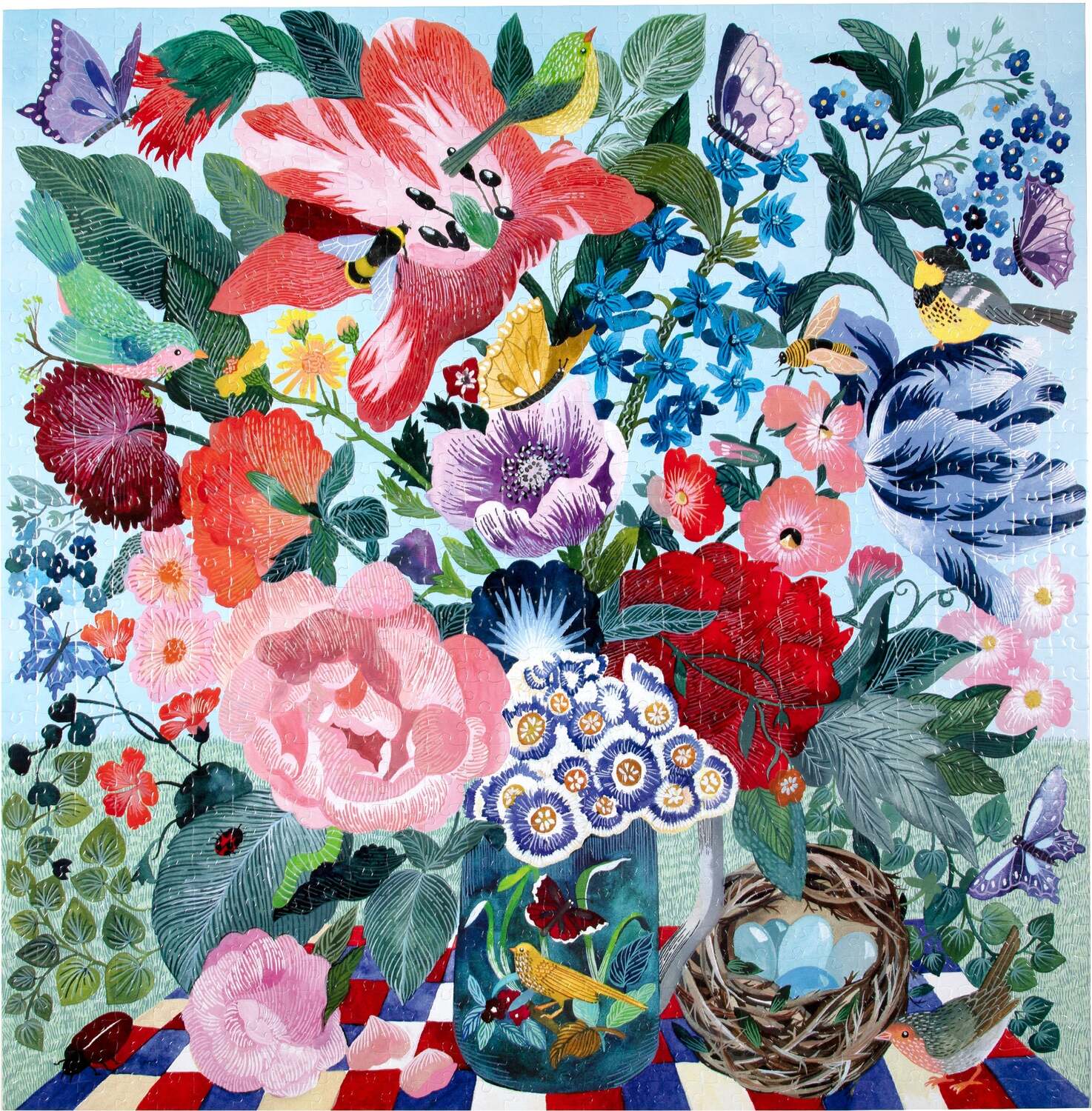 Spring Bouquet (1000 piece square puzzles)