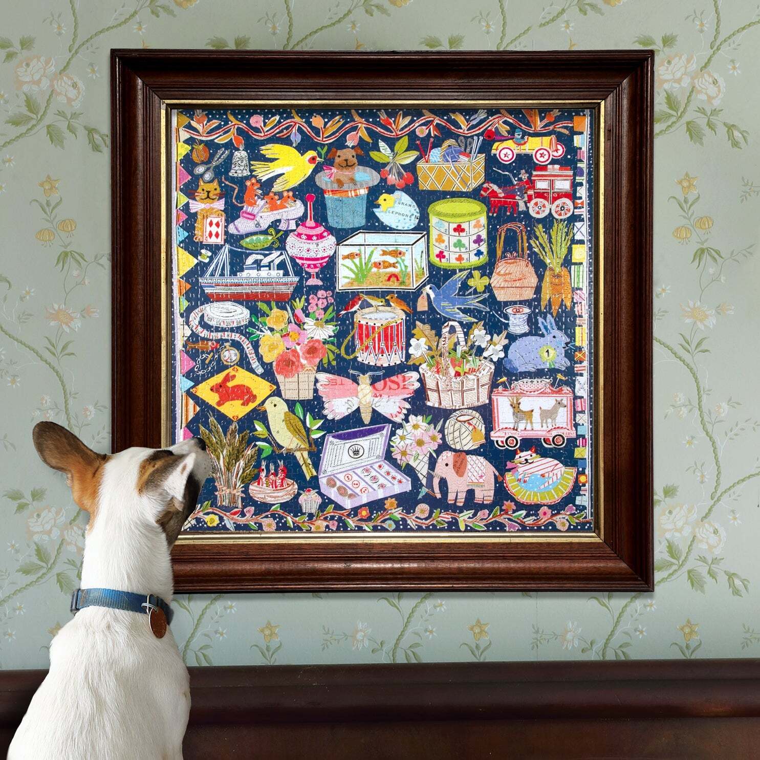 The Cat & The Yarn (1000 piece square puzzles)