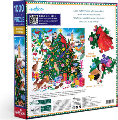 Christmas Songbirds 1000 pc Puzzle