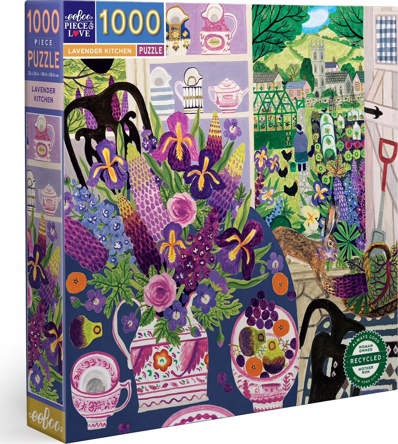 Lavender Kitchen (1000 piece square puzzles)