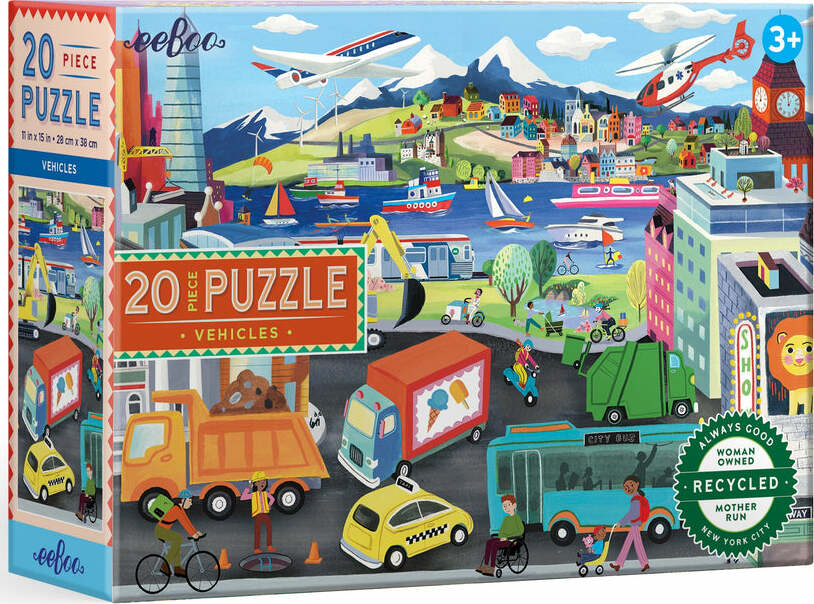 Vehicles (20 piece puzzles)