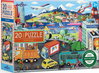 Vehicles (20 piece puzzles)