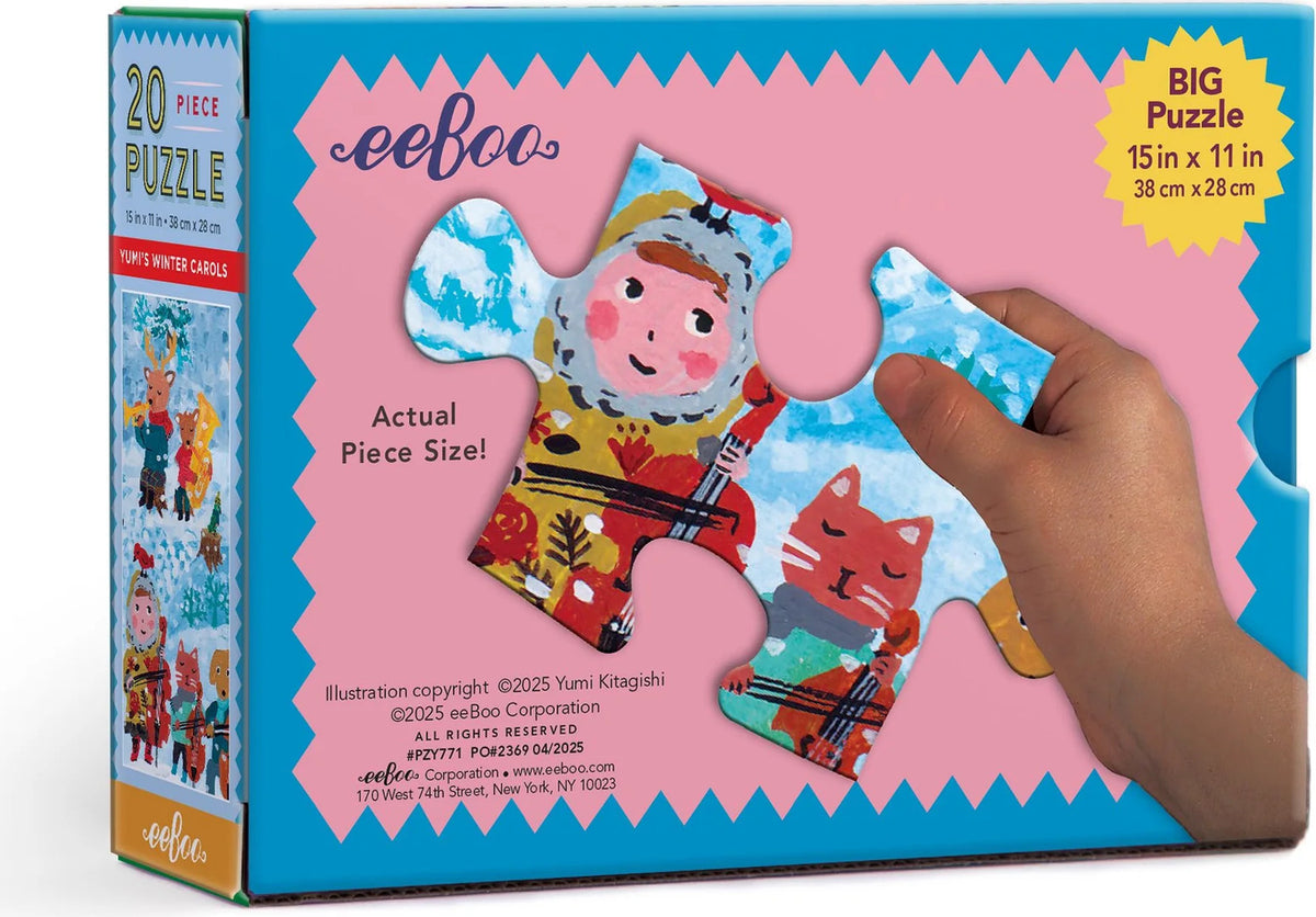 Yumi's Winter Carols 20 Piece Puzzle