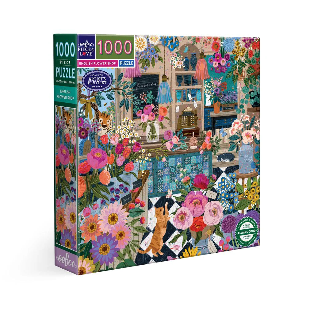 English Flower Shop Puzzle (1000 pc)