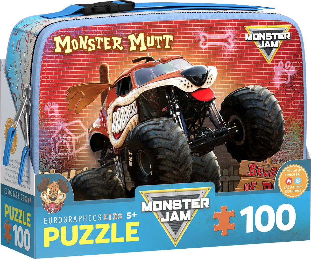 Monster Mutt - Monster Jam Lunch Bag 100-Piece Puzzle