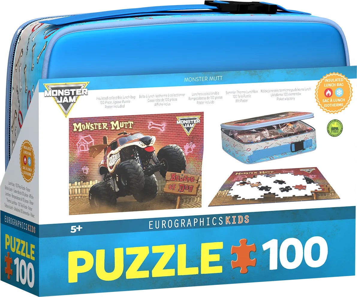Monster Mutt - Monster Jam Lunch Bag 100-Piece Puzzle