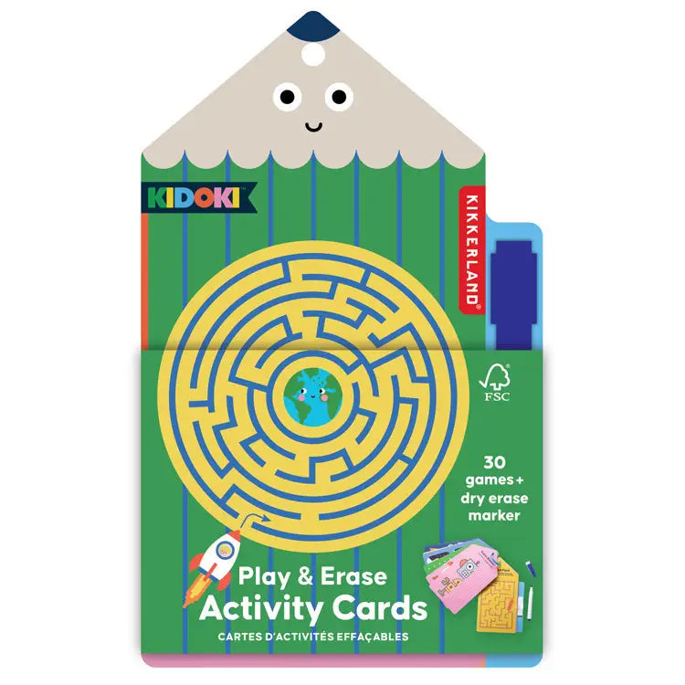 Kidoki Play & Erase Activity Cards
