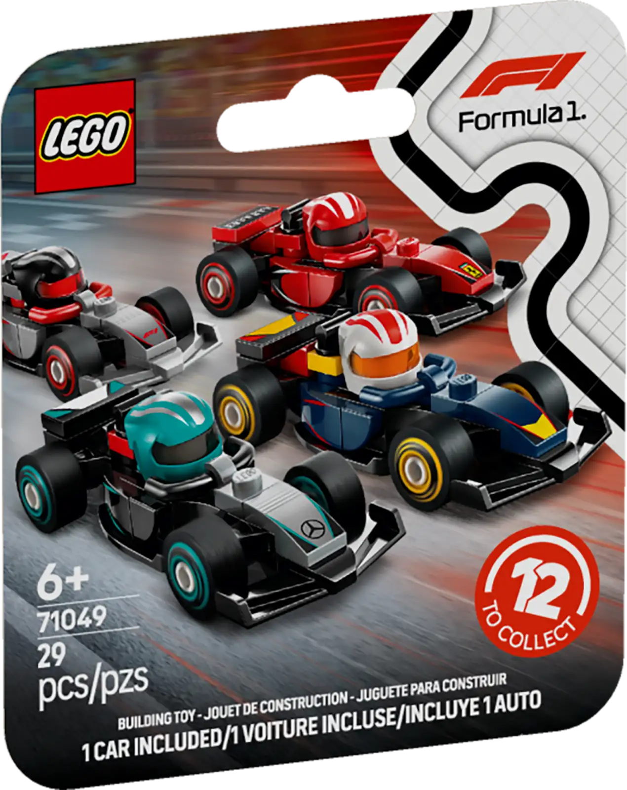 F1 Collectible Race Cars Minifigures Lego
