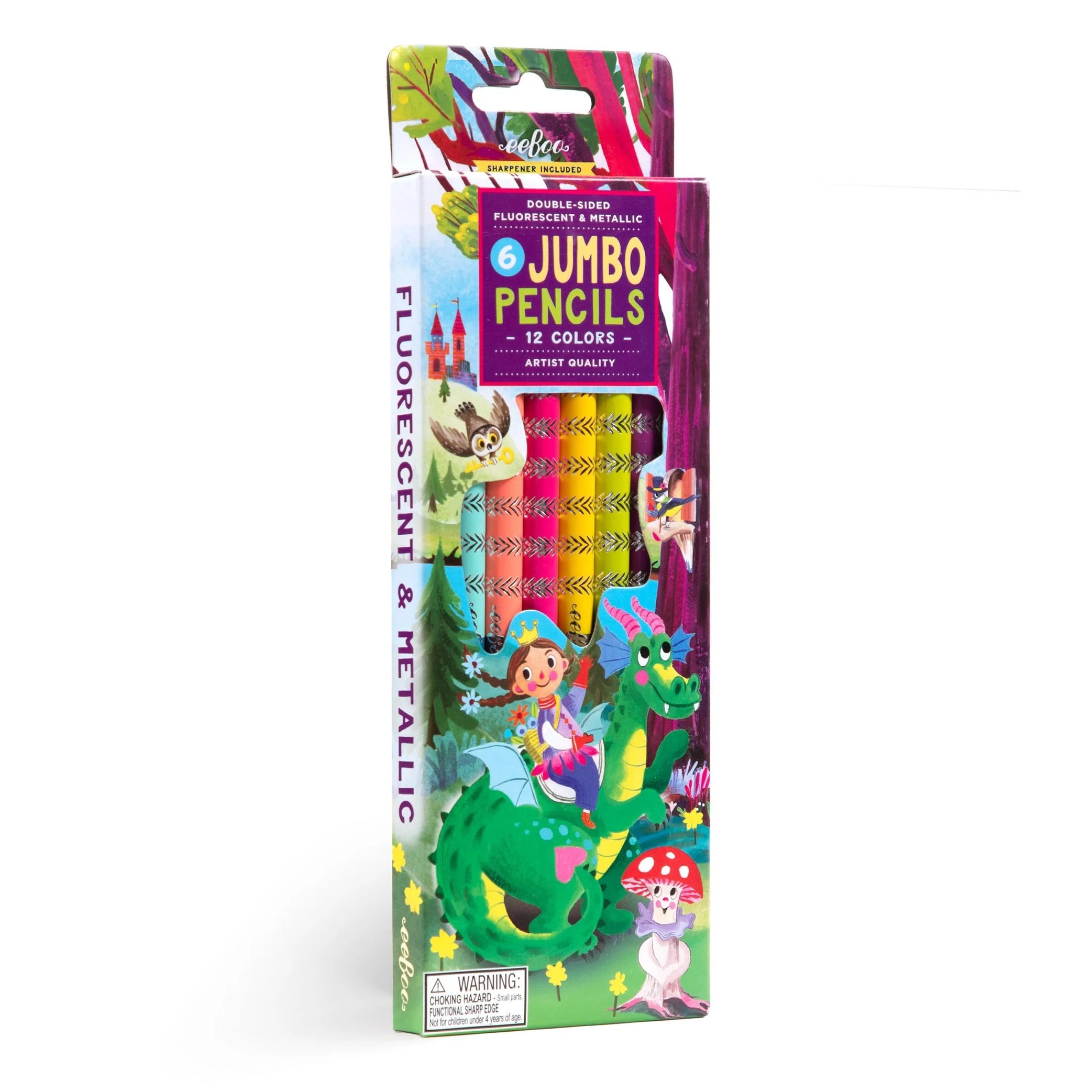 Fairytale Dragon 6 Jumbo Special Pencils