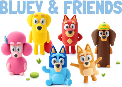 Hey Clay Bluey Single Character Set (Lucky)