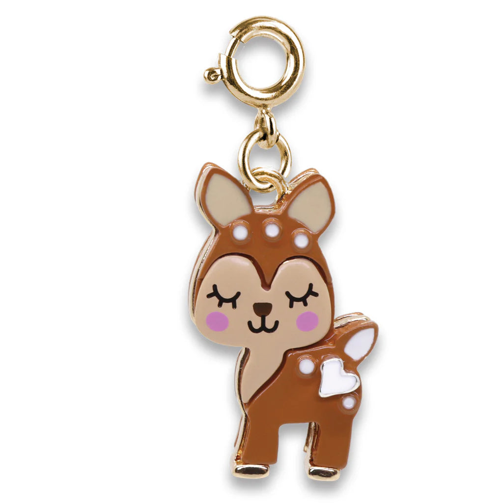 Gold Fawn Charm