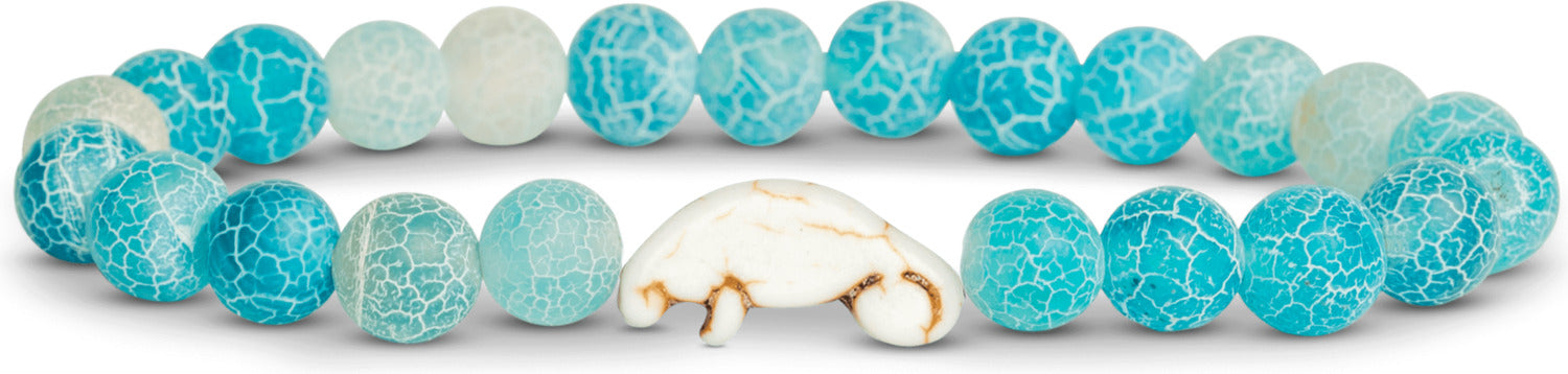 Fahlo Manatee Tracking Bracelet - Aqua Blue