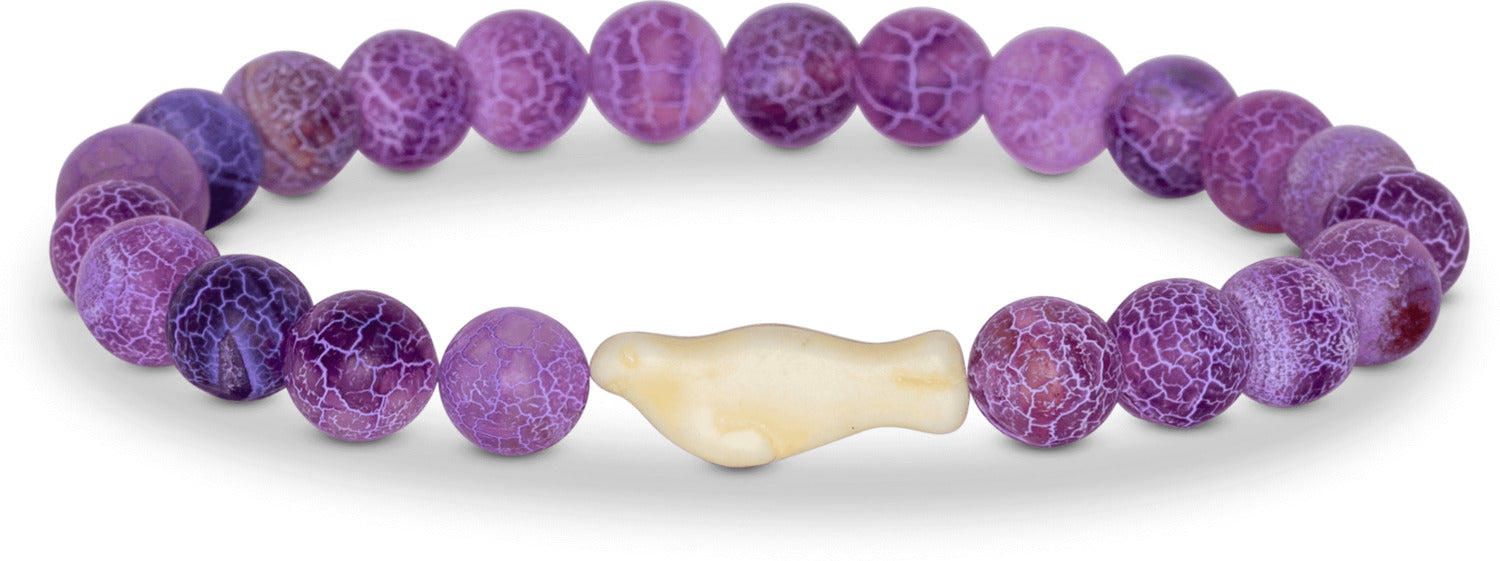 Fahlo Seal Tracking Bracelet - Coral Reef Violet 