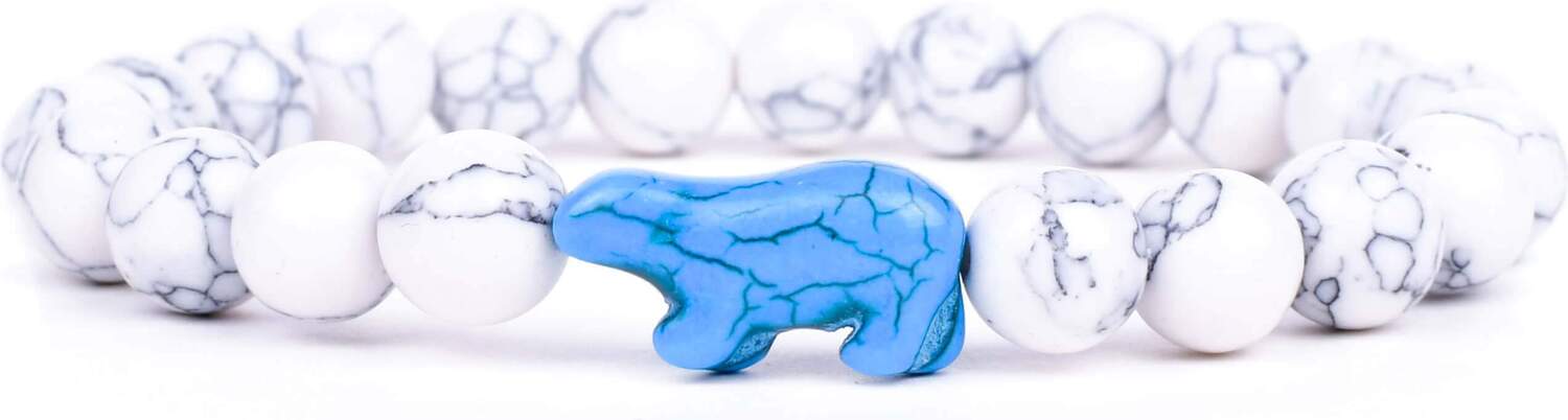 Fahlo Polar Bear Tracking Bracelet - Arctic White