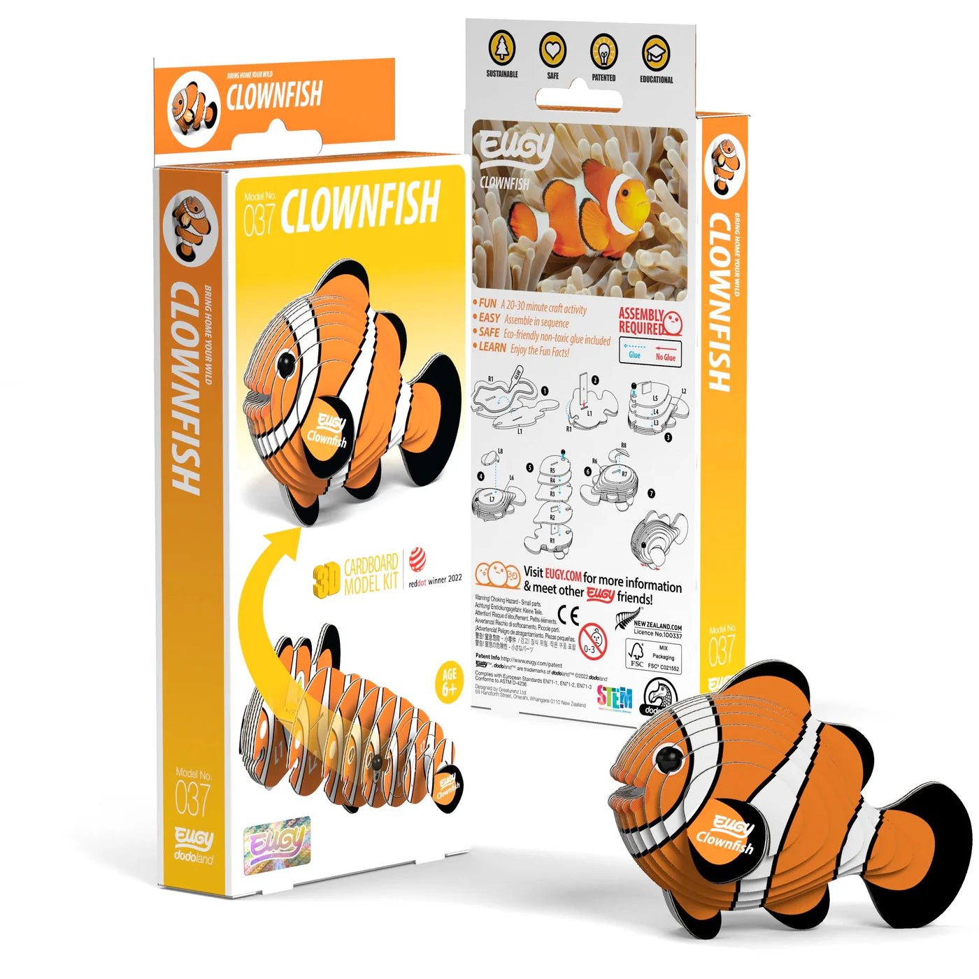 EUGY 3D Puzzle - Clownfish