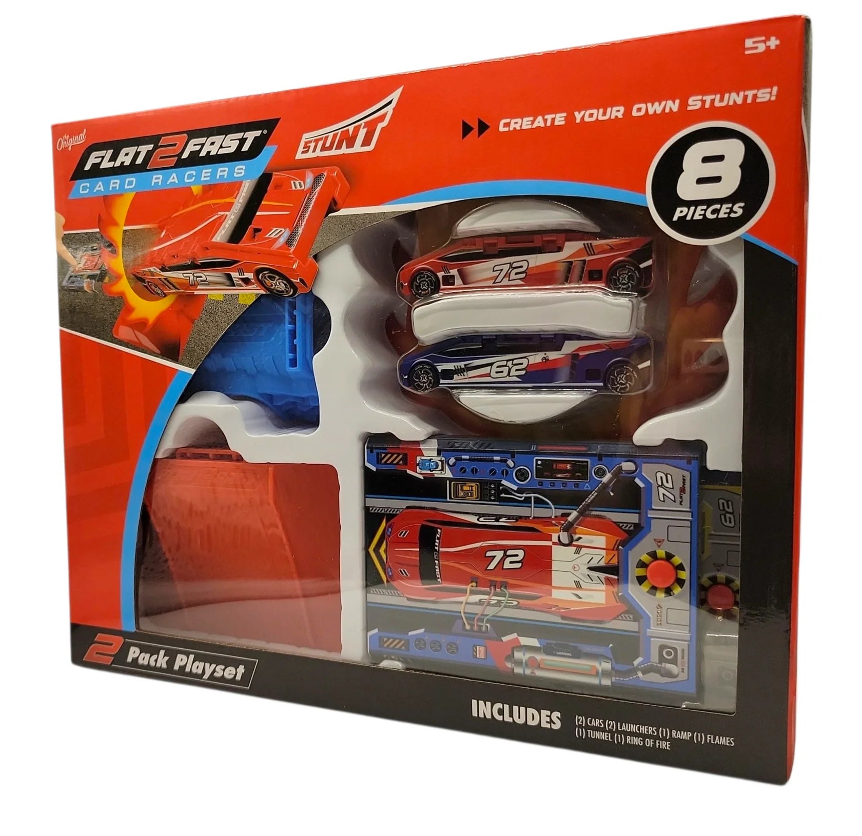 Flat 2 Fast Stunt 2 Pack Playset