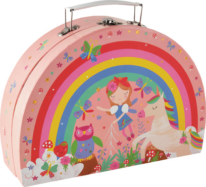 Rainbow Fairy Tin Tea Set is Semi Circle Foiled Case