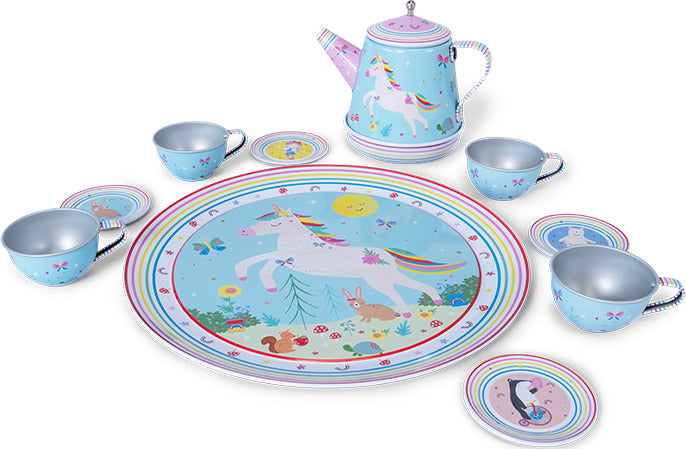 Rainbow Fairy 11pc Musical Tea Set