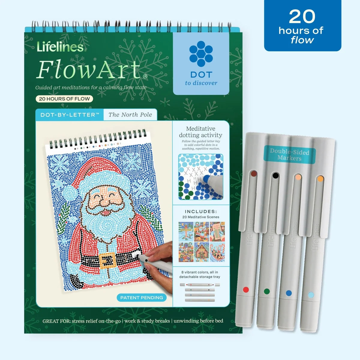 FlowArt® - Dot-By-Letter, The North Pole