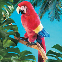 Macaw, Scarlet Hand Puppet
