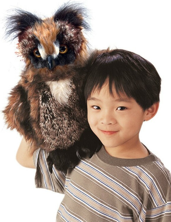 Owl, Great Horned Hand Puppet