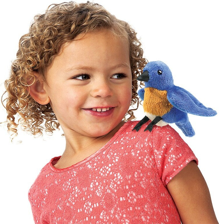 Mini Bluebird Finger Puppet