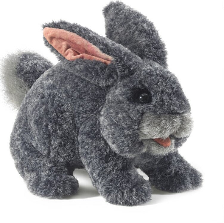 Rabbit, Gray Bunny Hand Puppet