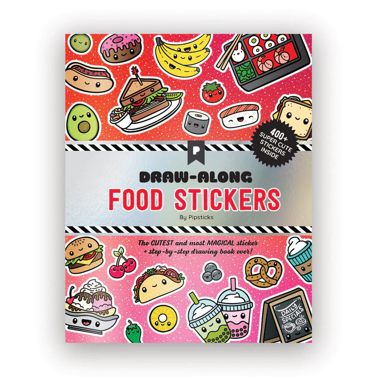 Draw Along Food Stickers
